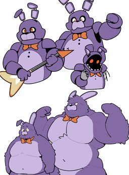 anthro belly biceps big_belly big_muscles bow_tie chubby_cheeks electric_guitar flexing fur guitar holding_musical_instrument holding_object machine male moobs musclegut muscular muscular_anthro muscular_male musical_instrument navel nude open_mouth overweight overweight_anthro overweight_male pecs plucked_string_instrument simple_background solo standing string_instrument teeth tuft white_background quanjiang five_nights_at_freddy's scottgames bonnie_(fnaf) animatronic lagomorph leporid mammal rabbit robot 2023 absurd_res hi_res