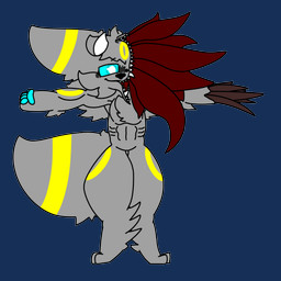 abs anthro creepy creepy_face fangs fluffy male muscular mutation pawpads paws pecs smile solo split_jaw spread_arms teeth teeth_showing tentacles unusual_anatomy yoruchimazo_(the_vee_group_comics) souljulius31uwu nintendo pokemon fan_character demon eeveelution generation_2_pokemon pokemon_(species) umbreon 1:1 absurd_res alpha_channel hi_res