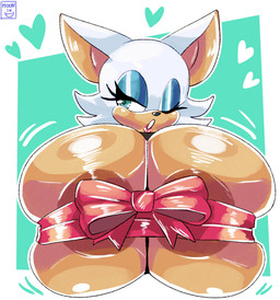 areola areola_slip big_breasts big_nipples breast_focus breast_squish breasts female huge_breasts hyper hyper_breasts nipples ribbons solo squish moonix_xero sega sonic_the_hedgehog_(series) rouge_the_bat bat mammal 2025 absurd_res hi_res