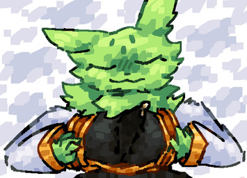 anthro blush blush_lines bodily_fluids breast_grab breast_play breasts bulge clothed clothed_sex clothing cum cum_in_clothing cum_through_clothing dewlap_(anatomy) duo eyes_closed female feral fluffy fluffy_ears fur genital_fluids green_body green_fur hand_on_breast male male/female neck_tuft penile robe sex shirt_bulge smile titfuck titfuck_under_clothes tuft wet wet_clothing scaliescum rain_world videocult saint_(rain_world) lizard_(rain_world) slugcat aliasing digital_media_(artwork)