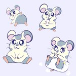 anthro baby_bottle bodily_fluids clean_diaper clothed clothing diaper diaper_only fur hair male simple_background smile solo tail tears topless wearing_diaper fang29 hamtaro_(series) oxnard_(hamtaro) cricetid hamster mammal rodent 1:1 digital_media_(artwork) hi_res multiple_images