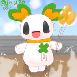 balloon inflatable mascot outside puppet sky inu26 life_corp lalapi mammal murid murine rat rodent 1:1 2025 low_res