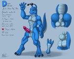 3_toes 5_fingers abs animal_genitalia animal_penis antennae_(anatomy) anthro anus backsack balls biceps big_penis black_claws black_eyes blue_body blue_scutes blue_skin broad_shoulders butt calf_muscles claws close-up deltoids digitigrade erection feet fingers genitals gesture male measurements multiple_angles muscular muscular_anthro muscular_male nude open_mouth paws pecs penis purple_penis quads raised_tail retracted_sheath scutes sheath simple_background smile solo standing tail text thick_tail toe_claws toes waving nacht domo_(ben300) alien arthropod 2010 character_name english_text model_sheet shaded signature