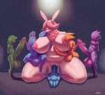 2018 4_arms alien arthropod balls big_balls big_breasts big_penis blue_body blush breast_play breast_suck breasts eyes_closed female genitals green_body group hand_on_back handjob handjob_while_penetrated hi_res huge_breasts huge_penis hyper hyper_genitalia hyper_penis insect intersex_(lore) jay_(sqoon) kiss_on_forehead kissing lepidopteran male male/female malph mori_(wittyusername) moth mullberry_(wittyrebuttal) multi_arm multi_limb nipples nude open_mouth orgasm_face overweight penile penis penis_on_breast pink_body puwa sex sitting_on_leg sixsome skoon_(character) sqoon sucking thick_thighs vaginal vein veiny_penis