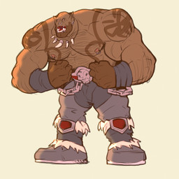 anthro barazoku boots chain_jewelry chest_tattoo clothing facial_piercing flexing footwear hairy lip_piercing looking_at_viewer male muscular muscular_anthro muscular_male nipple_piercing nipples piercing sectum shoes simple_background tattoo white_background rickleone blizzard_entertainment warcraft garrosh_hellscream orc 1:1 hi_res