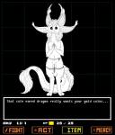 anthro bottomwear clothed clothing digitigrade fur hair male multi_ear parody partially_clothed shorts simple_background smile solo tail text topless mirroidal mythology undertale undertale_(series) sairlan_(mirroidal) dragon furred_dragon furred_scalie mirroid mythological_creature mythological_scalie scalie 2015 digital_media_(artwork) english_text hi_res pixel_(artwork)