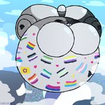 1:1 2021 air_inflation artist_name belly big_belly big_butt breasts butt crys_jonath domestic_cat featureless_breasts felid feline felis floating fluffy fluffy_tail heart_symbol hi_res huge_belly huge_butt immobile inflation lgbt_pride mammal pride_color_flag pride_colors procyonid puffed_cheeks raccoon tail vorchitect