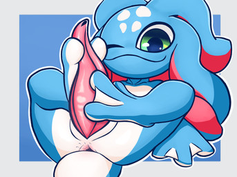 3_toes animal_genitalia anus autofootjob big_penis blue_body cetacean_genitalia feet foot_fetish foot_play genitals green_eyes looking_at_viewer male masturbation penis pseudo_hair solo tentacle_hair tentacles toes white_body dusk_dome league_of_legends riot_games tencent fizz_(lol) aquatic fish yordle absurd_res hi_res