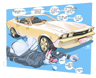 anal anal_penetration anthro ass_up big_butt butt buttplug buttplug_in_ass buttplug_insertion car clothing curvy_figure dialogue eyewear female glasses green_eyes huge_butt machine multicolored_body nerd object_in_ass overal penetration pink_body plug_(sex_toy) plug_insertion sex_toy sex_toy_in_ass sex_toy_insertion solo speech_bubble text two_tone_body vehicle wardrobe_malfunction wearing_glasses white_body wide_hipped_female wide_hips quattrant chevelle chevrolet five_nights_at_freddy's five_nights_at_freddy's_2 scottgames mangle_(fnaf) animatronic canid canine fox mammal robot 2026 english_text hi_res