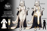 4_toes 5_fingers anthro biped black_nails black_sclera breasts chest_tuft cleavage_cutout cloak cloak_only clothing colored_nails cutout detailed_fur digitigrade dress eyebrows featureless_breasts featureless_crotch feet female fingers front_view fur fur_clothing furgonomics gradient_background hair larger_anthro larger_female leg_warmers legwear long_hair male medium_breasts mostly_nude mostly_nude_anthro nails navel paws pelvic_curtain pose short_dress short_hair silhouette simple_background size_difference smaller_human smaller_male solo solo_focus standing text thick_thighs toes tuft white_body white_cloak white_clothing white_eyebrows white_fur white_hair wide_hips yellow_eyes 00niine dragon_ball goku liria_the_werewolf_saint canid canine canis human mammal wolf 2025 artist_name detailed digital_media_(artwork) digital_painting_(artwork) english_text hi_res model_sheet painting_(artwork) shaded soft_shading watermark