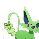 1:1 2022 2d_animation 3_toes :3 acting_like_a_cat ambiguous_gender animated blue_inner_ear daww digital_media_(artwork) duo eeveelution espeon facial_markings facial_tuft feet felid feral forehead_gem forked_tail frame_by_frame fur gem generation_2_pokemon generation_9_pokemon green_body green_fur green_markings happy head_markings heart_symbol larger_ambiguous long_tail loop lying mammal markings monotone_body monotone_fur neck_tuft nintendo on_back pawpads paws pink_pawpads playing pokemon pokemon_(species) pupils purple_eyes quadruped red_eyes red_gem red_heart shaded shadow shiny_pokemon short_playtime simple_background simple_shading size_difference smaller_ambiguous smile sprigatito tail tail_grab tail_hug toes tontaro tuft unusual_anatomy unusual_tail white_background white_pupils