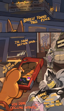 abs ambiguous_form ambiguous_gender brown_nipples claws dialogue electronics faceless_ambiguous faceless_character finger_claws holding_object holding_phone inside movie_theater nipples orange_body orange_ears outside pecs phone solo darkgem nintendo pokemon ambiguous_species arcanine eevee eeveelution generation_1_pokemon generation_4_pokemon generation_8_pokemon legendary_pokemon lucario machoke pokemon_(species) rapidash rhydon single_strike_style_urshifu urshifu comic hi_res