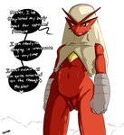 anthro bodily_fluids female flat_chested genitals pussy solo suggestive_dialogue sweat text wet inuyuru nintendo pokemon blaziken generation_3_pokemon pokemon_(species) absurd_res english_text hi_res