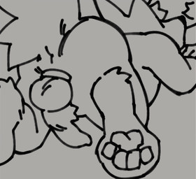 animal_genitalia anthro backsack ball_ring balls duo fellatio genitals lying male male/male married married_couple offscreen_character offscreen_male on_front oral pawpads paws penile penis sex sheath swinging_penis conditional_dnp notjiffy fail_(jiffy) oli_(jiffy) canid canine fox mammal wootch animated low_res short_playtime sketch unfinished