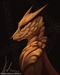 chain feral fur glowing glowing_eyes male orange_body orange_fur red_eyes simple_background solo badartvirtuoso naruto kurama canid canine fox mammal tailed_beast hi_res