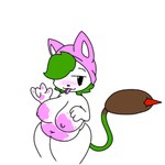 anthro belly female overweight plant slightly_chubby solo velvettfreak electronic_arts plants_vs._zombies popcap_games sandy_(velvettfreak) cattail_(pvz) elemental_creature felid feline flora_fauna mammal 1:1