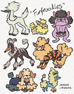 accessory ambiguous_gender black_body blue_body bow_ribbon brown_body feral fur group grumpy hair_accessory hair_bow hair_ribbon hidden_eyes multicolored_body multicolored_fur orange_body paws pouting purple_body quadruped ribbons smile smug snout white_body white_fur making-friendos nintendo pokemon canid canine canis domestic_dog furfrou generation_1_pokemon generation_2_pokemon generation_3_pokemon generation_5_pokemon generation_6_pokemon generation_8_pokemon granbull growlithe houndoom hybrid hybrid_pokemon mammal manectric mixed_breed natural_furfrou pokemon_(species) poodle stoutland yamper colored hi_res