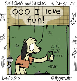 anthro bathroom black_ears black_nose black_text border cellphone chest_tuft clothing comic_panel crop_top dessert detailed_background dialogue electronics food head_tuft holding_cellphone holding_object holding_phone humor ice_cream inside male money number phone phone_number public_restroom restroom_stall shirt sitting sitting_on_toilet solo speech_bubble text toilet topwear tuft white_border agusta stich_(agusta) canid canine canis domestic_dog mammal 2025 absurd_res artist_name comic dated english_text hi_res one_panel_comic