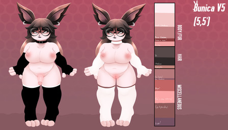 alternative_fashion anthro belly big_breasts breasts bunica clothing ear_piercing ear_ring female goth gynomorph gynomorph/female intersex intersex/female piercing ring_piercing shortstack shortstack_gynomorph shortstack_intersex slightly_chubby solo thick_thighs tight_clothing cinicalvoice lagomorph leporid mammal rabbit 2024 7:4 absurd_res digital_media_(artwork) hi_res model_sheet