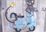 anthro anus bathing black_body blue_body breasts butt butt_pose female genitals inside looking_back machine nipples nude pokemorph pose pussy shower showering solo vehicle water what what_has_science_done creampiesoda nintendo pokemon vespa generation_4_pokemon living_machine living_motorcycle living_vehicle luxray motaur motorcycle_taur pokemon_(species) pokemon_taur scooter_taur taur vehicle_taur 2025 absurd_res hi_res