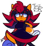 black_body black_bottomwear black_clothing black_dress black_skirt bottomwear clothing crossgender dress fusion red_stripes skirt stripes kirby_stardream sega sonic_the_hedgehog_(series) amy_rose shadow_the_hedgehog eulipotyphlan hedgehog mammal