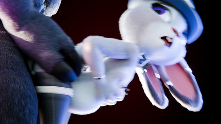abdominal_bulge anal anal_fluids anal_penetration anthro anthro_on_anthro anthro_penetrated anthro_penetrating anthro_penetrating_anthro armband balls bedroom_eyes big_penis black_body black_eyeshadow bodily_fluids breasts buckteeth carrying_another collar deep_penetration dominant dominant_male duo ear_piercing erection eyeshadow eyewear faceless_character female female_anthro female_focus female_penetrated fleshlight_position genital_fluids genitals glasses grey_body heart_eyes heart_symbol hyper hyper_abdominal_bulge interspecies larger_anthro larger_male long_ears low makeup male male/female male_anthro male_penetrating male_penetrating_female mostly_nude muscular muscular_male narrowed_eyes nipple_piercing nipple_ring nipples penetration penile penile_penetration penis penis_in_ass piercing purple_eyes ring_piercing seductive sex side_view simple_background size_difference small_breasts smaller_anthro smaller_female smaller_penetrated standing standing_sex tail tail_motion teeth tongue tongue_out vaginal vaginal_penetration pochemu disney zootopia chief_bogo judy_hopps bovid bovine cape_buffalo lagomorph leporid mammal rabbit 16:9 3d_(artwork) 3d_animation animated digital_media_(artwork) hi_res no_sound short_playtime video widescreen