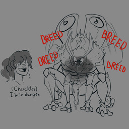 antennae_(anatomy) anthro blush bodily_fluids breed dialogue drooling duo erection fur genital_fluids genitals heart_eyes heart_symbol imminent_sex larger_anthro male male/male multi_arm multi_limb onomatopoeia open_mouth penis saliva simple_background size_difference smile sound_effects text wings red_breadd animal_humanoid arthropod arthropod_humanoid human humanoid insect insect_humanoid lepidopteran lepidopteran_humanoid mammal moth moth_humanoid 1:1 english_text