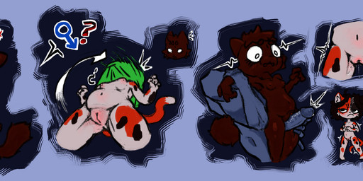 adult_on_young age_difference angry anthro brown_body brown_fur clothing duo female female/female forced fur genitals green_clothing green_shirt green_topwear group male nude orange_body orange_fur penis rape sex shirt size_difference topwear trio vulva white_body white_fur young unknown_artist pad_(pad_kachiko) calico_cat domestic_cat felid feline felis mammal absurd_res hi_res
