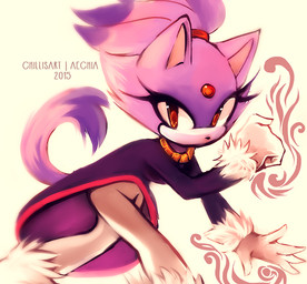 amber_eyes anthro clothing female fur gloves handwear purple_body purple_fur simple_background solo spacecolonie sega sonic_the_hedgehog_(series) blaze_the_cat domestic_cat felid feline felis mammal 2015