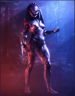 areola armor bracers breasts claws female forest genitals hair_jewelry looking_at_viewer navel night nipples nude outside plant pseudo_hair solo standing tentacle_hair tentacles text tree vulva wrist_blade mrcourage616 leguymelef_(modeler) predator_(franchise) alien alien_humanoid humanoid yautja 3d_(artwork) digital_media_(artwork) english_text hi_res
