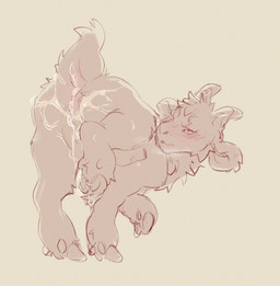 anus blush blush_lines bodily_fluids butt cum cum_drip cum_in_ass cum_inside cum_on_butt dock_(anatomy) dripping feral genital_fluids hooves horn looking_back raised_leg short_tail solo tail hijen thesphur_(thesphur) bovid caprine goat mammal absurd_res hi_res