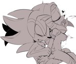 anthro armband breasts clothed clothing clothing_lift duo female finger_in_mouth heart_symbol male male/female shirt shirt_lift sitting_on_another topwear tenshigarden sega sonic_adventure sonic_the_hedgehog_(series) shadow_the_hedgehog tikal_the_echidna echidna eulipotyphlan hedgehog mammal monotreme 2023 hi_res