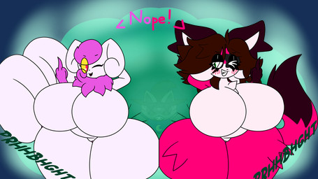 anthro chest_tuft dead_eyes excessive_farts facial_tuft fart fart_cloud fart_fetish female fur genitals gesture group hair hand_gesture hyper hyper_fart leg_tuft male male/female middle_finger neck_tuft one_eye_closed onomatopoeia pink_body pink_fur sound_effects text thigh_tuft trio tuft vulva white_body white_fur wide_hips wink lord_shad nintendo pokemon shad_(lord_shad) canid canine canis generation_6_pokemon mammal meowstic pokemon_(species) procyonid raccoon wolf 16:9 alpha_channel hi_res widescreen