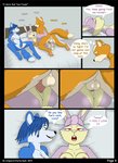 2019 anthro anthro_on_anthro anthro_penetrated anthro_penetrating anthro_penetrating_anthro anus balls canid canine comic dialogue emperorstarscream english_text female female_penetrated fingering fingering_self fox fox_mccloud from_front_position genitals group hare interspecies krystal_(star_fox) lagomorph leporid looking_pleasured lucy_hare lying male male/female male_penetrating male_penetrating_female mammal masturbation missionary_position moan nintendo nude on_back penetration penile penile_penetration penis predator/prey profanity pussy sex star_fox text vaginal vaginal_fingering vaginal_masturbation vaginal_penetration voyeur