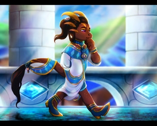 anthro black_bars blurred_background brown_hair clothed clothing day dipstick_tail footwear hair male markings purple_eyes shoes solo sun tail tail_markings thinking thoughtful_expression flora-tea freedom_planet galaxytrail mythology fan_character dragon earth_dragon mythological_creature mythological_scalie scalie letterbox