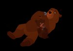 cellphone duo electronics feral male movie_accurate phone simple_background smartphone genocide_knight brother_bear disney kenai_(brother_bear) koda_(brother_bear) bear brown_bear grizzly_bear mammal ursine alpha_channel hi_res