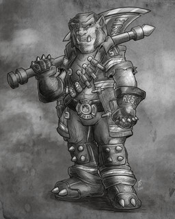 axe clothed clothing firefighter gloves hair handwear male melee_weapon solo weapon flinters humanoid orc 2021 4:5 hi_res