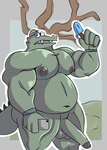 anthro balls barazoku belly biceps big_belly big_muscles big_pecs black_eyes electronics erection exercise fingers genitals green_background green_body green_nipples green_penis green_scales green_skin huge_muscles humanoid_genitalia humanoid_penis male musclegut muscular muscular_anthro muscular_arms muscular_legs muscular_male navel nipples non-mammal_nipples nude nude_male nudist open_mouth overweight overweight_anthro overweight_male pecs penis phone scales simple_background slightly_chubby solo teeth teeth_showing weightlifting workout justaredcat_(artist) later_alligator pillowfight smallbu gentle_lorenzo alligator alligatorid crocodile crocodilian reptile scalie archived_source hi_res