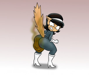 anthro boots clothing embarrassed feces feces_in_ass feces_on_body feces_on_butt female footwear pooped pooping shoes soiled soiling soiling_bottomwear solo stiff_tail serafim6394 nickelodeon t.u.f.f._puppy kitty_katswell domestic_cat felid feline felis mammal hi_res