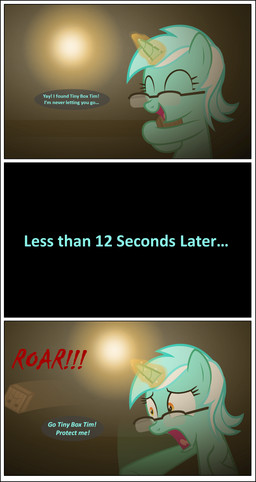 2014 comic english_text equine female feral friendship_is_magic horn lyra_heartstrings_(mlp) mammal my_little_pony scared text tiny_box_tim unicorn zacatron94
Rating: Safe
Score: 7
User: Robinebra
Date: April 07, 2014