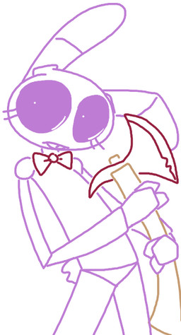 anthro axe bow_(feature) bow_tie crossgender female fur looking_at_viewer machine melee_weapon mtf_crossgender purple_body purple_fur solo weapon the_weaver five_nights_at_freddy's scottgames bonnie_(fnaf) weaver_bonnie animatronic lagomorph leporid mammal rabbit robot digital_drawing_(artwork) digital_media_(artwork)
