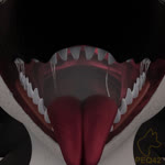 anthro bodily_fluids close-up first_person_view heterochromia looking_at_viewer male open_mouth saliva saliva_string solo teeth tongue tongue_out vore vrchat_model peq42 peq_(peq42) nardoragon 1:1 3d_(artwork) animated digital_media_(artwork) no_sound short_playtime webm