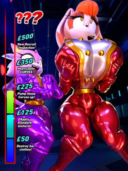 anthro big_breasts bodysuit breast_expansion breast_squish breasts clothed clothing curvy_figure donation_drive duo expansion eyelashes female female_anthro fingers floppy_ears forehead_gem fur gem glistening glistening_bodysuit glistening_clothing glistening_latex glistening_skinsuit gloves hair hand_on_breast handwear holding_breast huge_breasts latex latex_bodysuit latex_clothing latex_gloves latex_handwear latex_skinsuit latex_uniform lop_ears mature_anthro mature_female multicolored_body multicolored_fur open_mouth orange_hair purple_body purple_bodysuit purple_clothing purple_fur purple_gloves purple_hair purple_handwear purple_latex purple_skinsuit red_bodysuit red_clothing red_gloves red_handwear red_latex red_skinsuit skinsuit squish tail tan_body tan_fur teeth text thick_thighs tight_clothing tongue tongue_out two_tone_body two_tone_fur uniform wide_hips yellow_eyes palisal meatcorp sega sonic_the_hedgehog_(series) blaze_the_cat vanilla_the_rabbit domestic_cat felid feline felis lagomorph leporid mammal rabbit 2023 3:4 3d_(artwork) absurd_res blender_(artwork) digital_media_(artwork) english_text hi_res