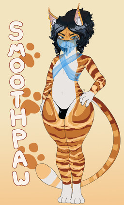 3_toes 4_fingers anthro belly_dancer_outfit black_clothing black_hair black_panties black_underwear blue_eyes brown_body brown_fur bulge clothed clothing countershading digitigrade ear_piercing ear_ring ear_tuft eyelashes featureless_chest feet femboy fingers fur hair hand_on_hip highleg inner_ear_fluff jewelry leg_markings long_tail male markings medium_hair navel orange_body orange_fur panties paws piercing ring_piercing side-tie_panties simple_background skimpy socks_(marking) solo standing striped_body striped_fur striped_markings striped_tail stripes tail tail_markings tan_body tan_fur text thick_thighs toes translucent translucent_clothing tuft underwear wavy_hair white_body white_fur yellow_background commonbleat domestic_cat felid feline felis mammal absurd_res english_text hi_res