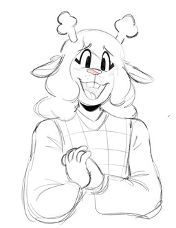 anthro antlers clothed clothed_anthro clothed_female clothing female female_anthro fingers front_view hair horn open_mouth open_smile red_nose simple_background smile solo sweater sweater_vest topwear vest white_background animation_sensation deltarune undertale_(series) noelle_holiday deer mammal new_world_deer reindeer 2025 digital_drawing_(artwork) digital_media_(artwork) half-length_portrait hi_res portrait sketch