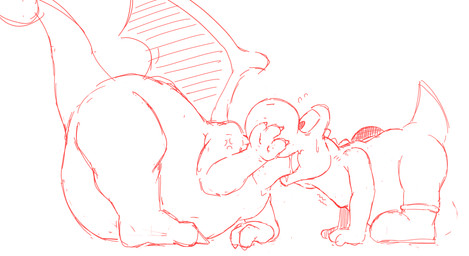 all_fours ambiguous_anthro ambiguous_feral ambiguous_gender ambiguous_pred ambiguous_prey anthro anthro_pred ass_up back_wings barely_inside big_nose biped bipedal_feral bodily_fluids clothing cross-popping_vein duo feral feral_prey fingers footwear footwear_only hand_on_face head_first head_ridge larger_ambiguous larger_feral long_neck looking_at_another membrane_(anatomy) membranous_wings monotone_background mostly_nude mostly_nude_ambiguous mostly_nude_anthro motion_lines neck_bulge oral_vore raised_tail round_nose saliva saliva_on_neck saliva_string semi-anthro shoes shoes_only short_tail side_view simple_background size_difference smaller_ambiguous smaller_anthro smaller_pred soft_vore sweat sweatdrop tail tapering_tail vore white_background wings sabamiso_(sabamasasix) mario_bros mythology nintendo pokemon charizard dinosaur dragon generation_1_pokemon mythological_creature mythological_scalie pokemon_(species) prehistoric_species reptile scalie yoshi 2021 absurd_res digital_drawing_(artwork) digital_media_(artwork) guide_lines hi_res japanese_description monochrome red_and_white sketch