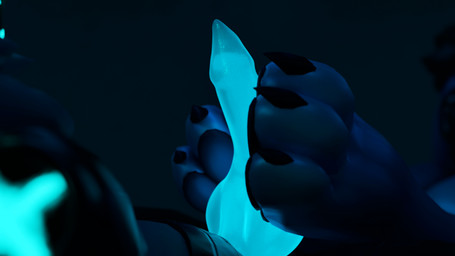 3_toes ambiguous_gender animal_genitalia animal_penis anthro blue_body blue_fur blue_penis canine_genitalia canine_penis duo erection feet foot_fetish foot_play footjob fur genitals glistening glistening_feet glowing glowing_genitalia glowing_penis knot knotted_penis machine male male/ambiguous night paws penile penis sex toes two-footed_footjob wet wet_body fluffy_hybrid protogen 16:9 3d_(artwork) black_and_blue blender_(artwork) digital_media_(artwork) hi_res monochrome widescreen