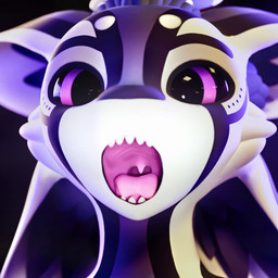 4_ears black_sclera feathers female lips looking_at_viewer mouth_open_swallowing mouth_shot multi_ear open_mouth pink_eyes purple_body solo spiri'vali swallowing teeth tongue uvula wet azerta56 hiyu_(modeler) nahyu_(sporkyhusky) avali 1:1 2026 3d_(artwork) 3d_animation animated blender_(artwork) blender_cycles_(artwork) digital_media_(artwork) hi_res loop no_sound short_playtime video