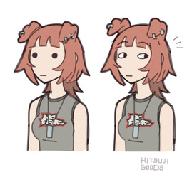 bangs black_eyebrows black_eyes breasts brown_ears brown_hair button_ears clothed clothed_female clothed_humanoid clothing dog_tags ear_piercing ear_ring empty_eyes eyebrow_through_hair eyebrows female female_humanoid floppy_ears grey_clothing grey_shirt grey_topwear hair human_and_animal_ears long_hair looking_aside medium_breasts mouth_closed multi_ear noseless piercing raised_eyebrows ring_piercing shirt simple_eyes sleeveless_shirt solo text text_on_clothing text_on_shirt text_on_topwear topwear translucent translucent_hair white_text hitsujigoods no_fear_(brand) mitsu_inumoto animal_humanoid canid canid_humanoid canine canine_humanoid dog_humanoid humanoid mammal mammal_humanoid 2025 artist_name english_text hi_res sequence