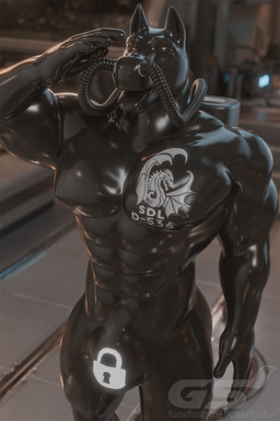 3dx abs anthro drone dronesuit dronification gesture latex male muscular muscular_anthro muscular_male obedient open_mouth pecs salute sdl solo submissive submissive_male gsfur reptilligator_(modeler) equid equine goo_creature horse mammal 2:3 3d_(artwork) digital_media_(artwork) hi_res